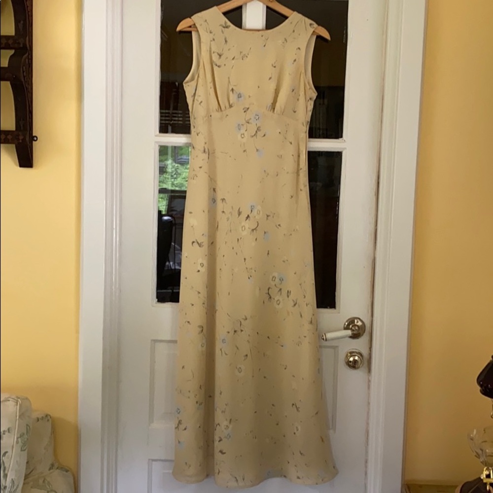 Talbot's Collection Dress Palr yellow with floral